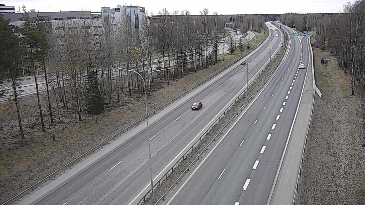 Weather Camera Image Road 4 Oulu, Kontinkangas, Oulu, Pohjois-Pohjanmaa