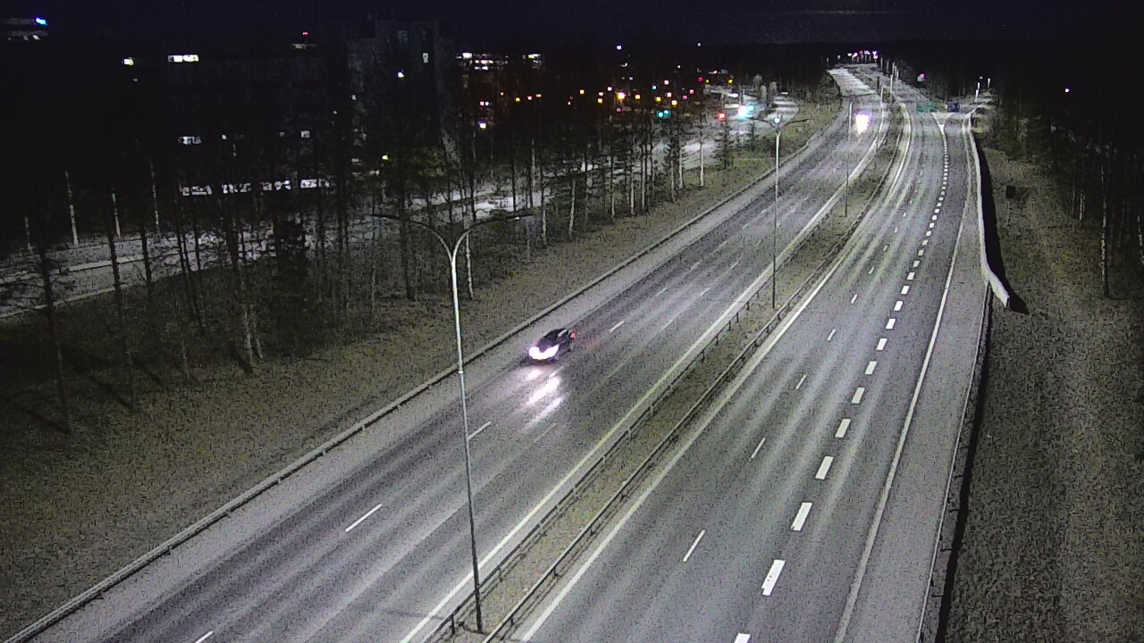 Weather Camera Image Väg 4 Uleåborg, Kontinkangas, Oulu, Pohjois-Pohjanmaa