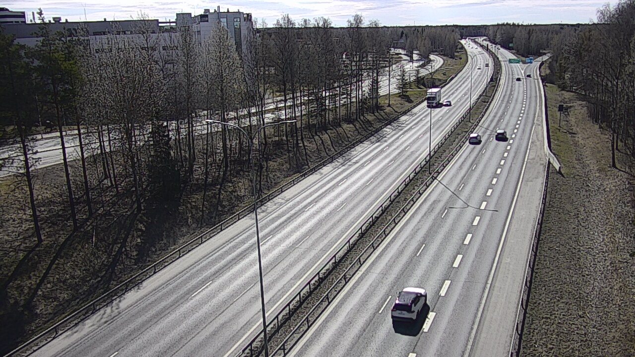 Weather Camera Image Road 4 Oulu, Kontinkangas, Oulu, Pohjois-Pohjanmaa
