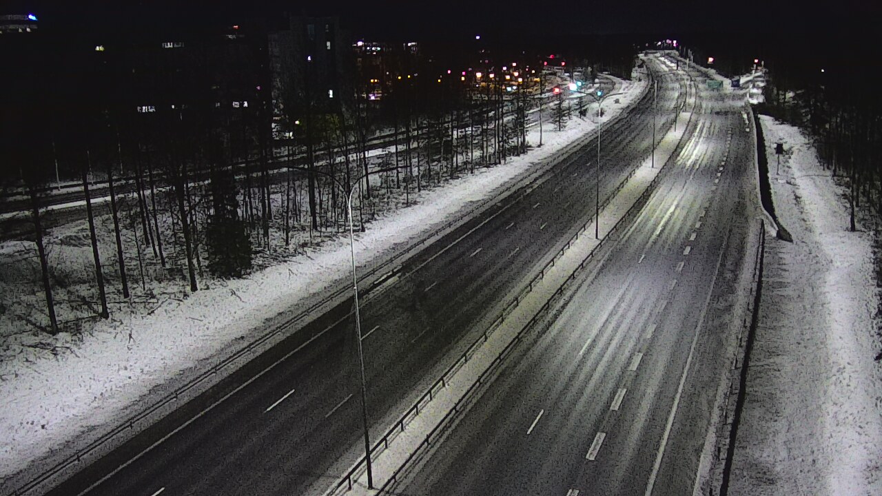 Weather Camera Image Road 4 Oulu, Kontinkangas, Oulu, Pohjois-Pohjanmaa