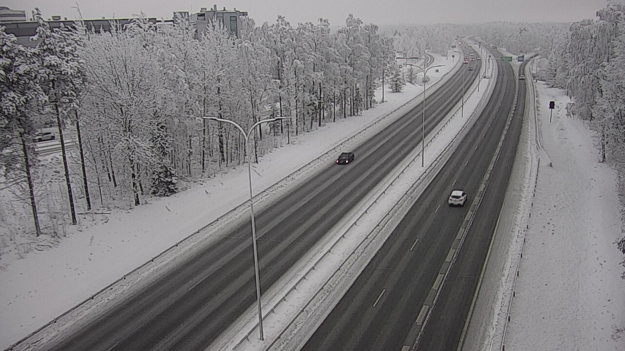 Weather Camera Image Road 4 Oulu, Kontinkangas, Oulu, Pohjois-Pohjanmaa