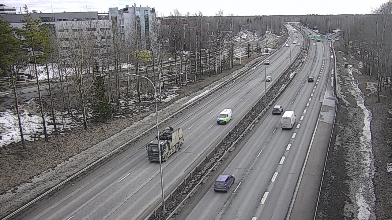 Weather Camera Image Väg 4 Uleåborg, Kontinkangas, Oulu, Pohjois-Pohjanmaa