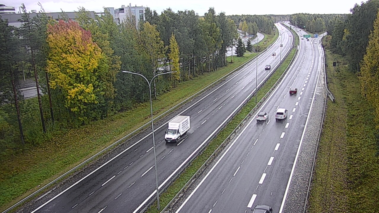 Weather Camera Image Road 4 Oulu, Kontinkangas, Oulu, Pohjois-Pohjanmaa