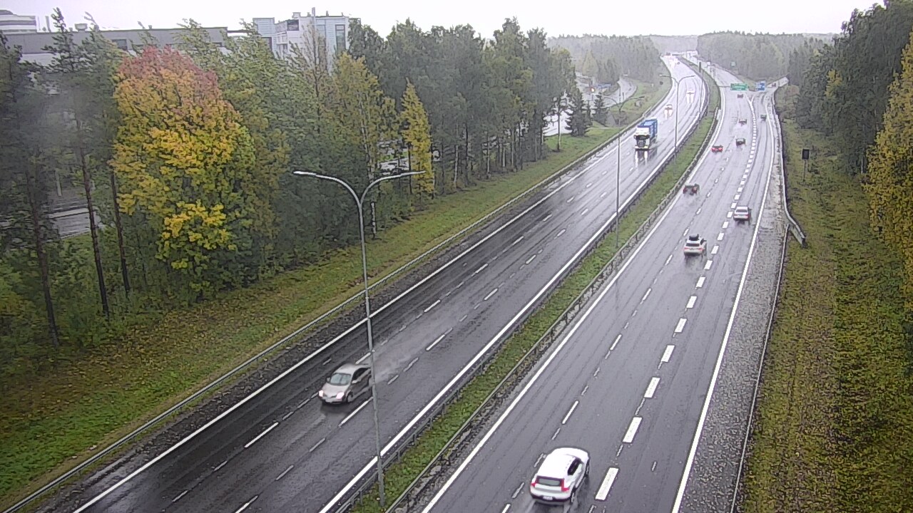 Weather Camera Image Road 4 Oulu, Kontinkangas, Oulu, Pohjois-Pohjanmaa
