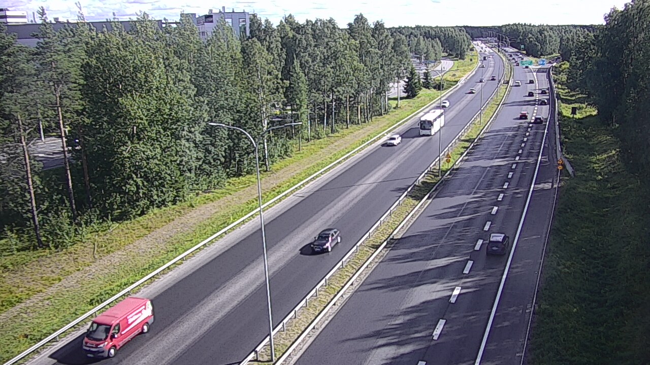 Kelikamerat Kuva Tie 4 Oulu, Kontinkangas, Oulu, Pohjois-Pohjanmaa