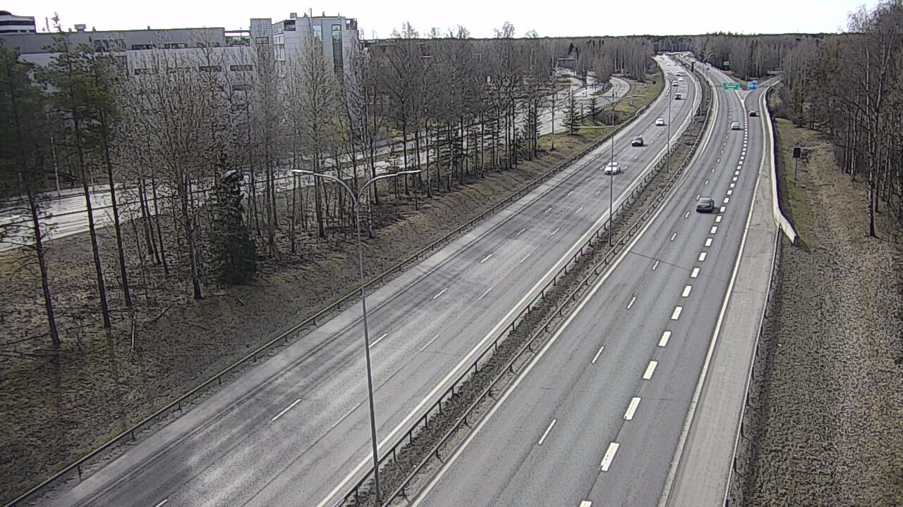 Weather Camera Image Road 4 Oulu, Kontinkangas, Oulu, Pohjois-Pohjanmaa