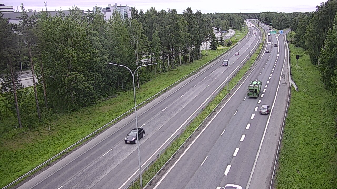 Weather Camera Image Road 4 Oulu, Kontinkangas, Oulu, Pohjois-Pohjanmaa