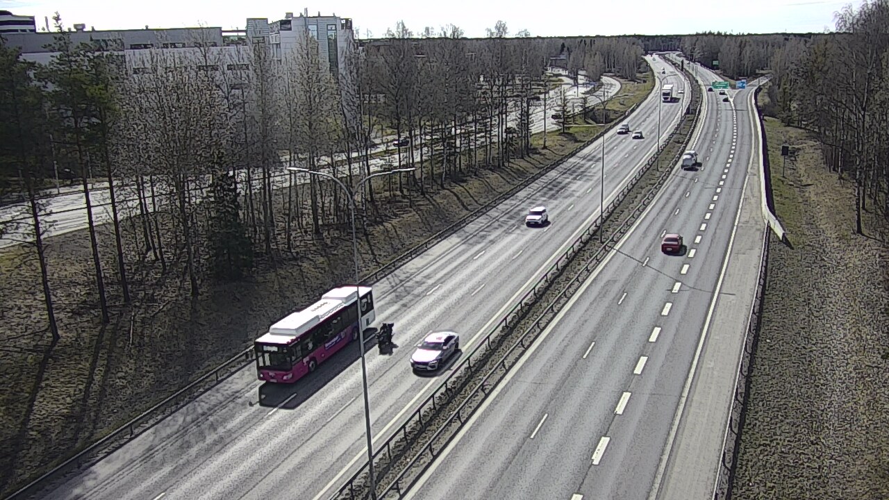 Weather Camera Image Road 4 Oulu, Kontinkangas, Oulu, Pohjois-Pohjanmaa