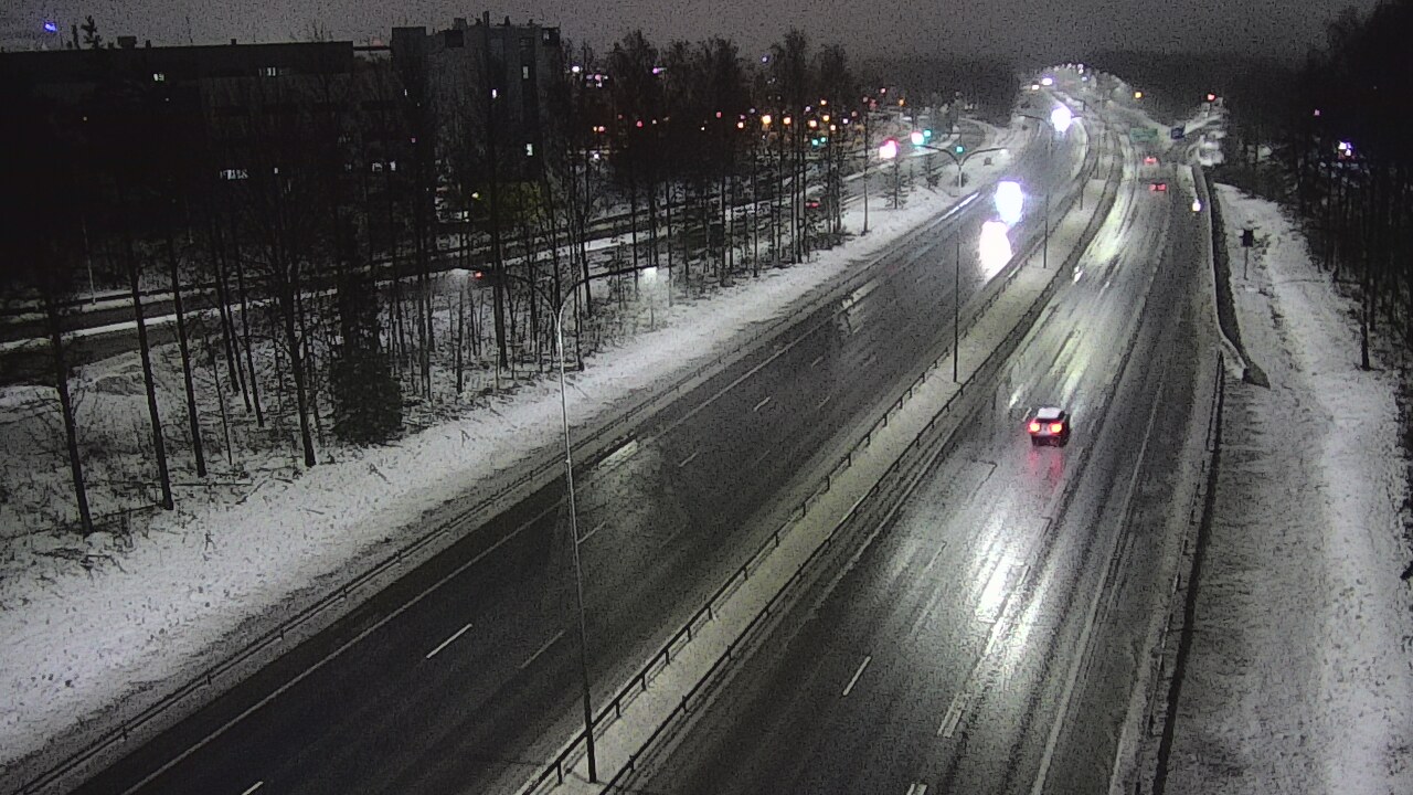 Weather Camera Image Road 4 Oulu, Kontinkangas, Oulu, Pohjois-Pohjanmaa