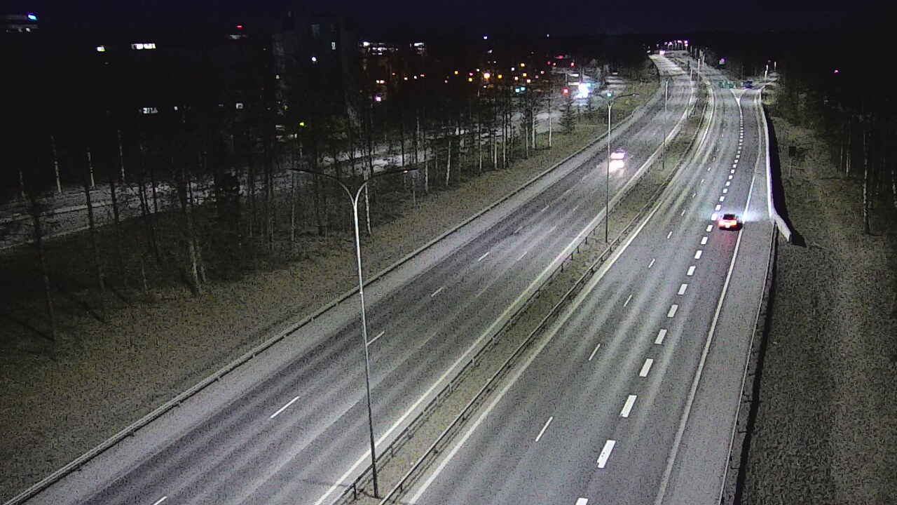 Weather Camera Image Väg 4 Uleåborg, Kontinkangas, Oulu, Pohjois-Pohjanmaa