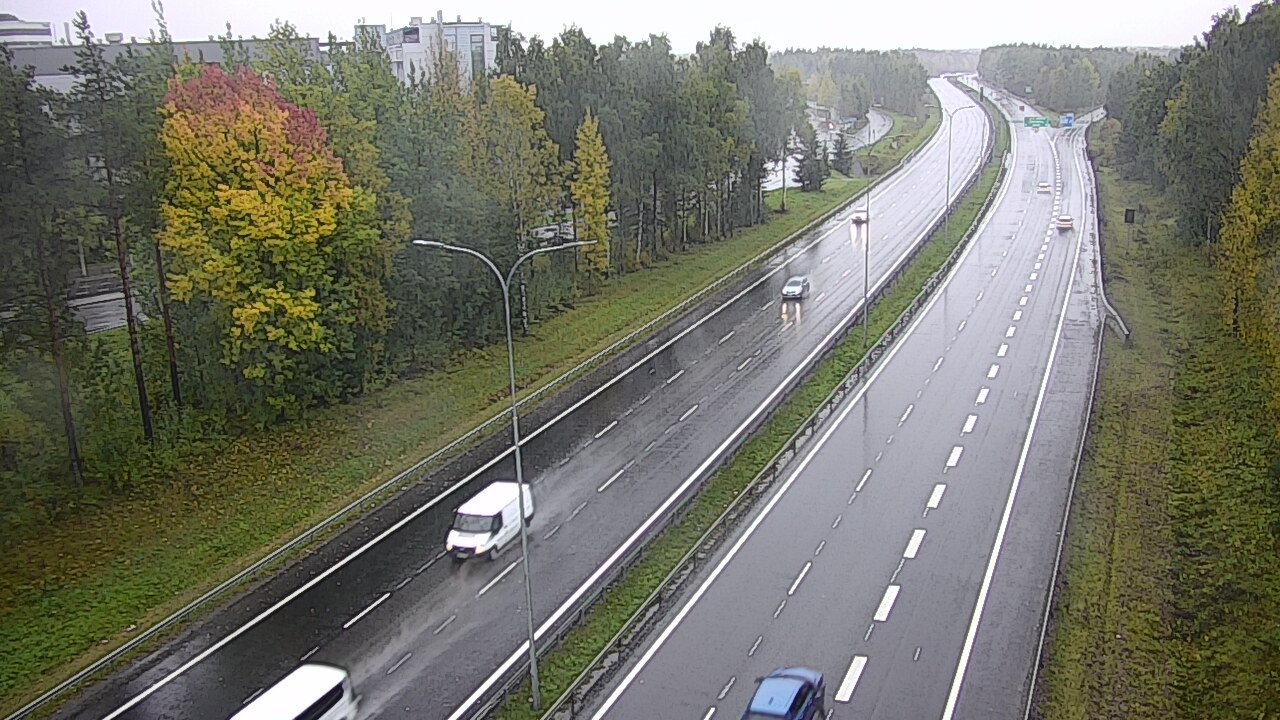 Weather Camera Image Väg 4 Uleåborg, Kontinkangas, Oulu, Pohjois-Pohjanmaa