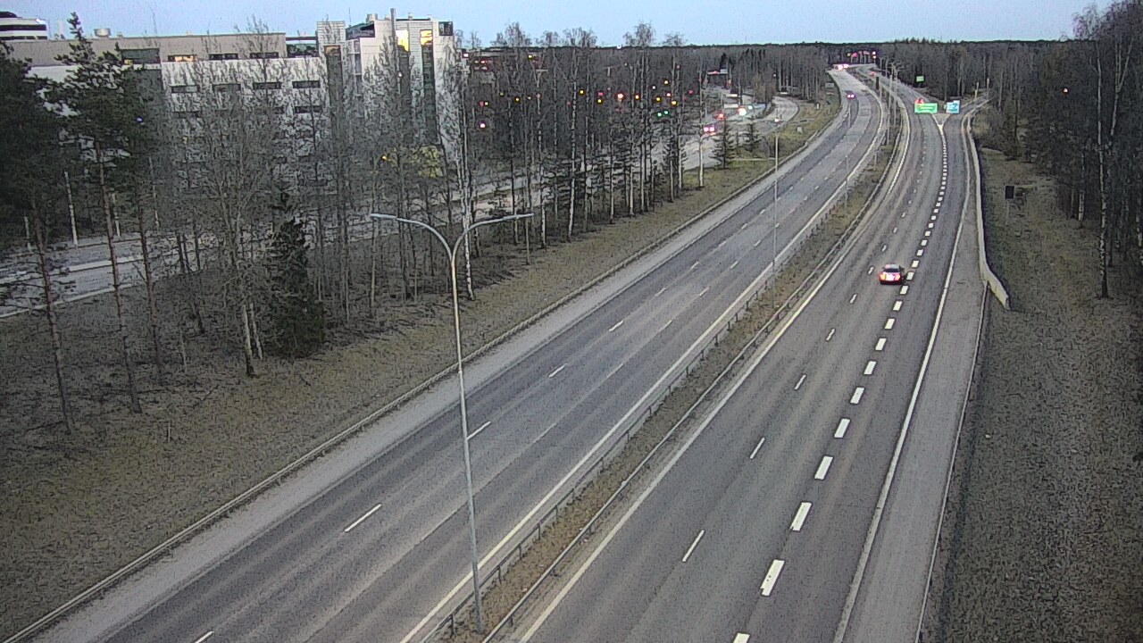 Weather Camera Image Väg 4 Uleåborg, Kontinkangas, Oulu, Pohjois-Pohjanmaa