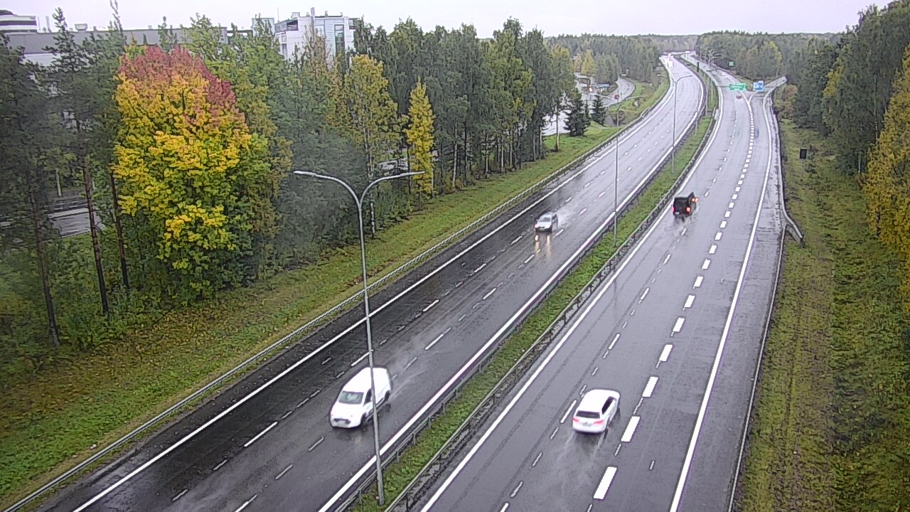 Weather Camera Image Väg 4 Uleåborg, Kontinkangas, Oulu, Pohjois-Pohjanmaa