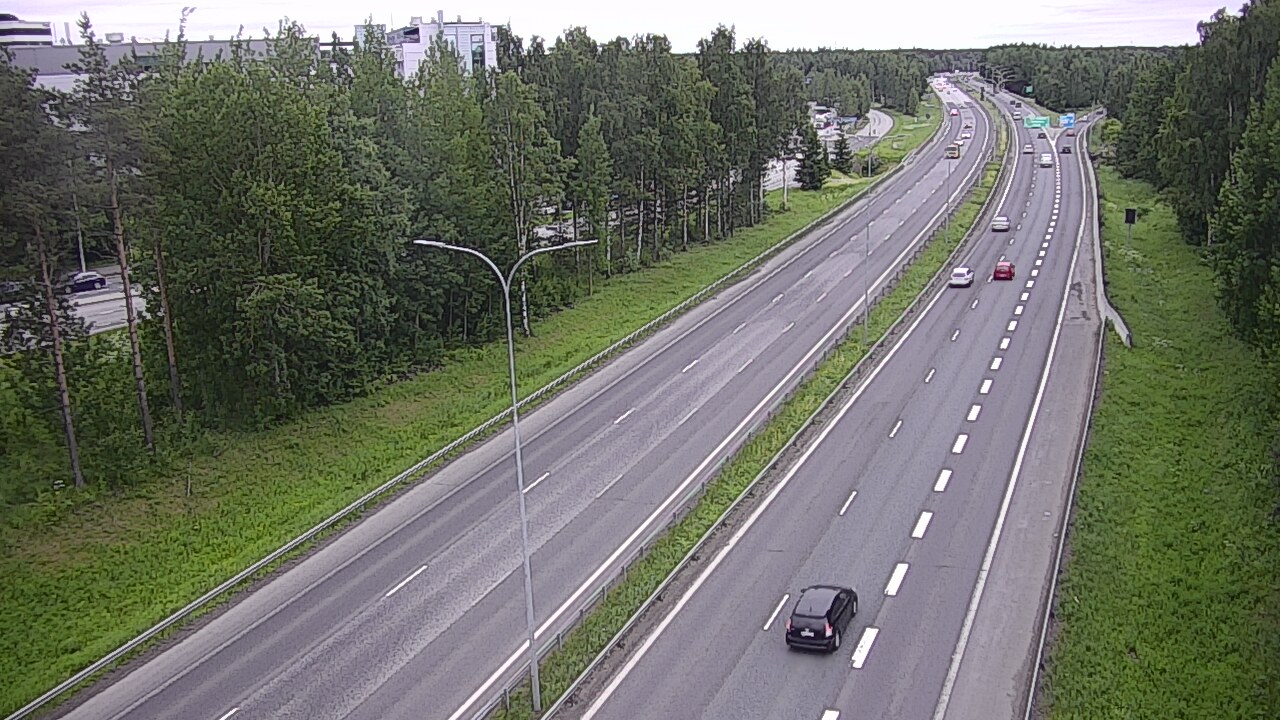 Weather Camera Image Road 4 Oulu, Kontinkangas, Oulu, Pohjois-Pohjanmaa