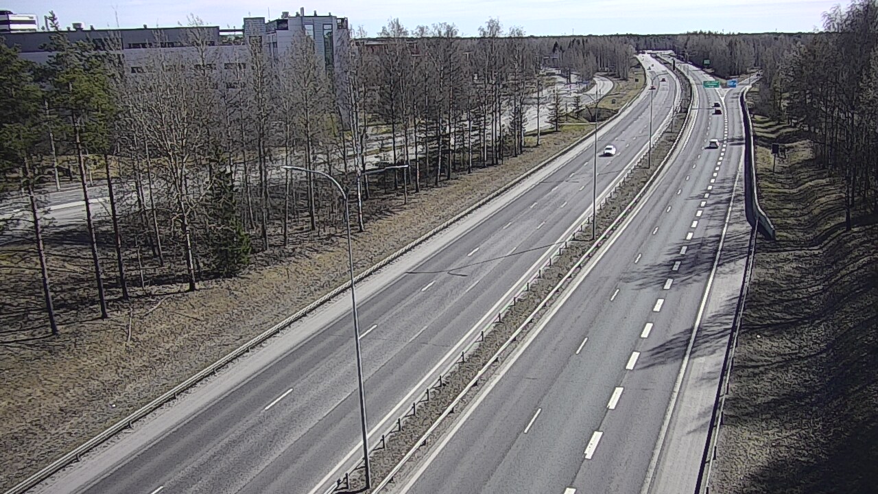 Weather Camera Image Väg 4 Uleåborg, Kontinkangas, Oulu, Pohjois-Pohjanmaa