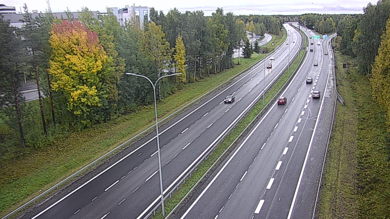 Weather Camera Image Road 4 Oulu, Kontinkangas, Oulu, Pohjois-Pohjanmaa