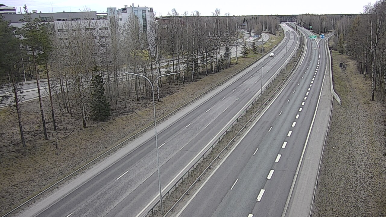 Weather Camera Image Road 4 Oulu, Kontinkangas, Oulu, Pohjois-Pohjanmaa