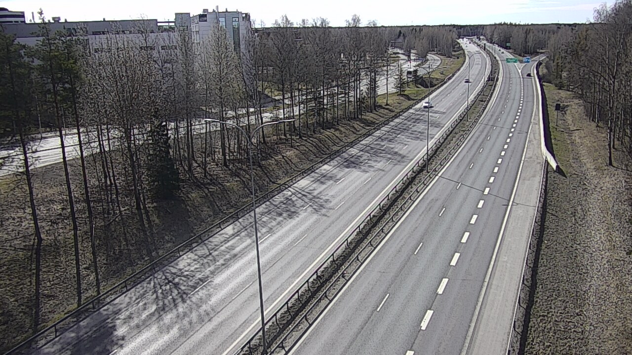 Weather Camera Image Road 4 Oulu, Kontinkangas, Oulu, Pohjois-Pohjanmaa