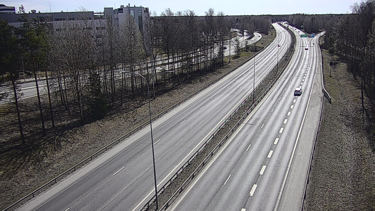 Weather Camera Image Väg 4 Uleåborg, Kontinkangas, Oulu, Pohjois-Pohjanmaa