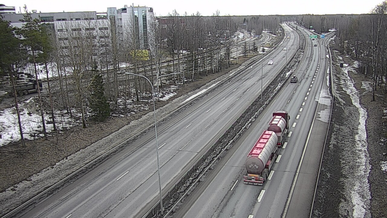Weather Camera Image Road 4 Oulu, Kontinkangas, Oulu, Pohjois-Pohjanmaa