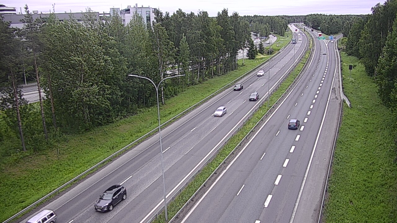 Weather Camera Image Road 4 Oulu, Kontinkangas, Oulu, Pohjois-Pohjanmaa