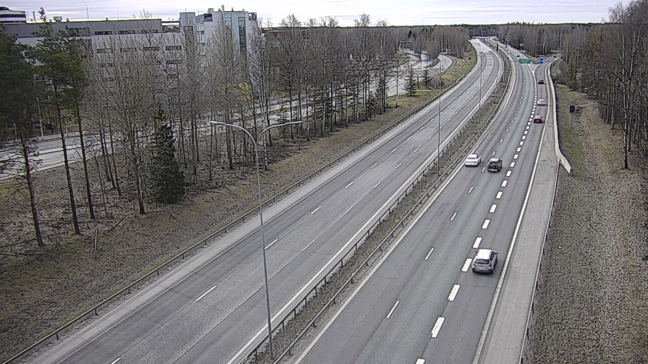 Weather Camera Image Road 4 Oulu, Kontinkangas, Oulu, Pohjois-Pohjanmaa