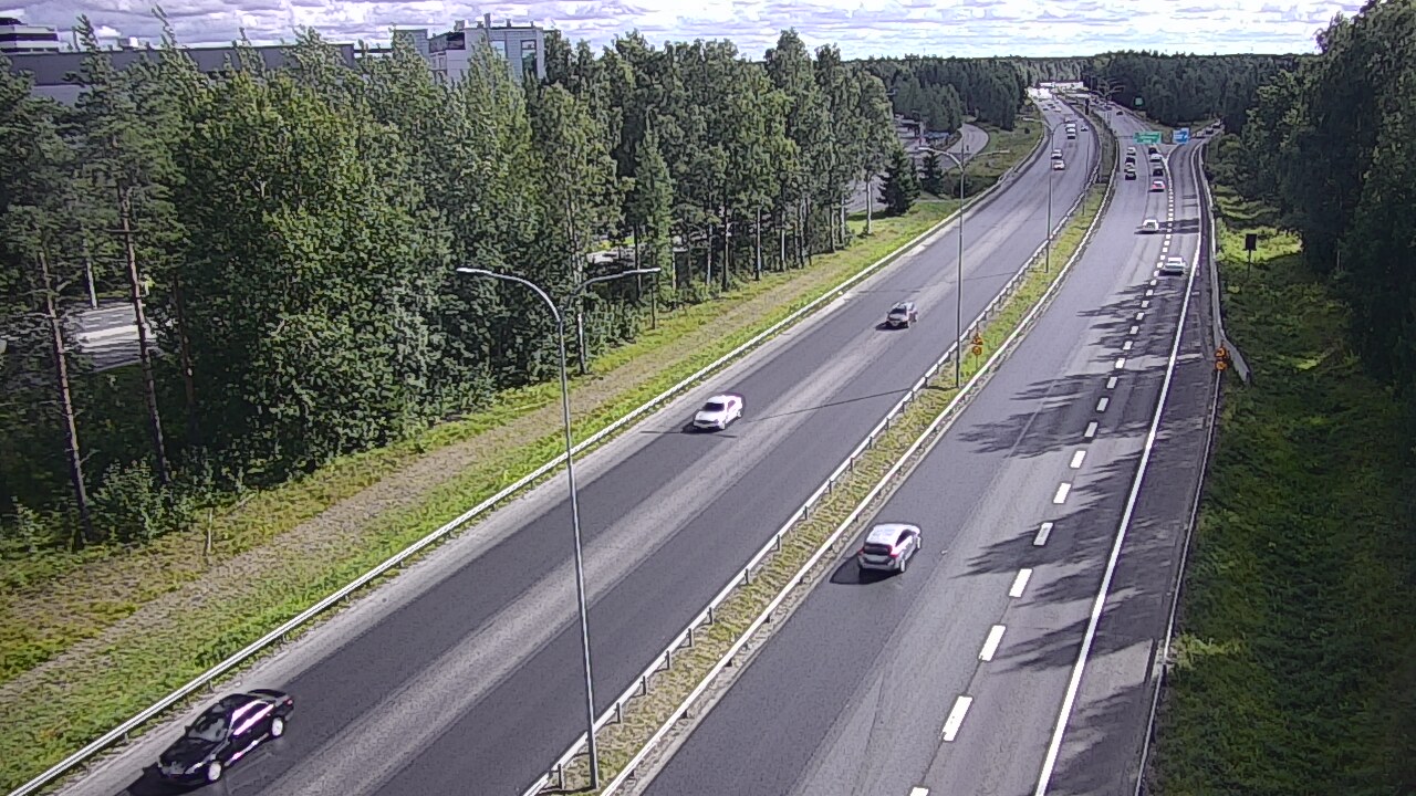 Kelikamerat Kuva Tie 4 Oulu, Kontinkangas, Oulu, Pohjois-Pohjanmaa