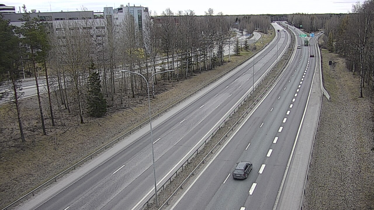Weather Camera Image Road 4 Oulu, Kontinkangas, Oulu, Pohjois-Pohjanmaa