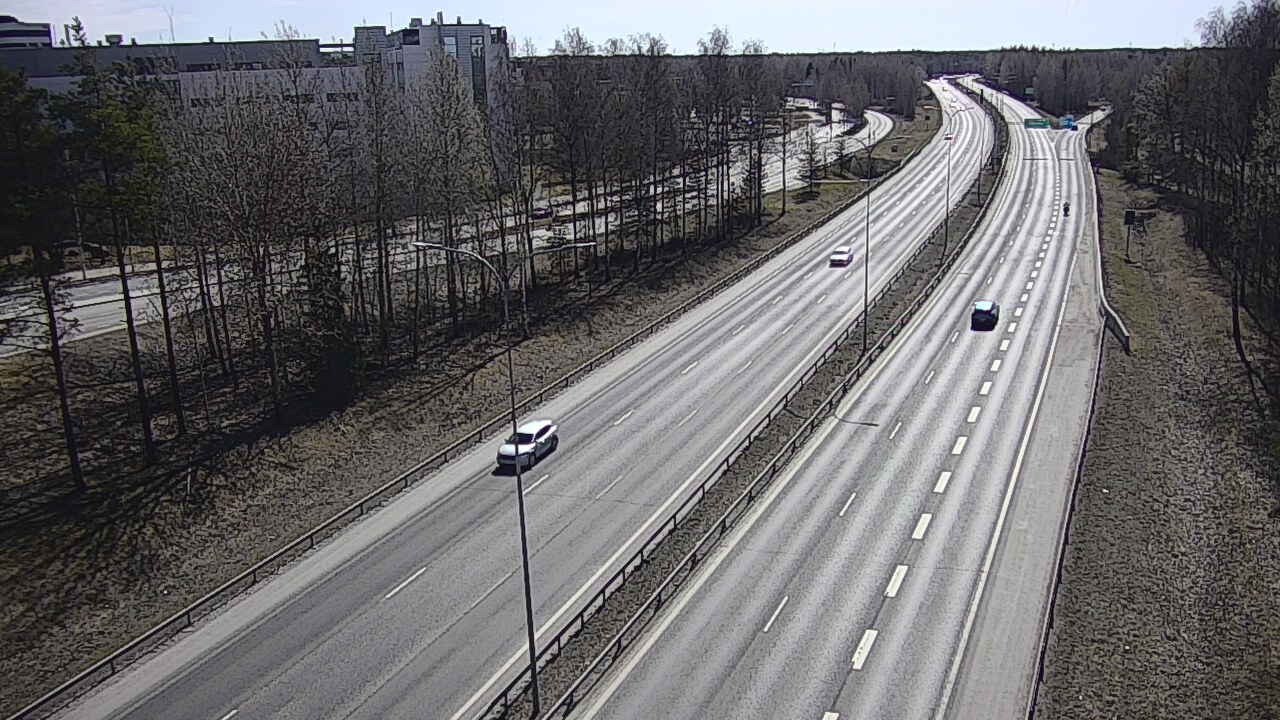 Weather Camera Image Väg 4 Uleåborg, Kontinkangas, Oulu, Pohjois-Pohjanmaa