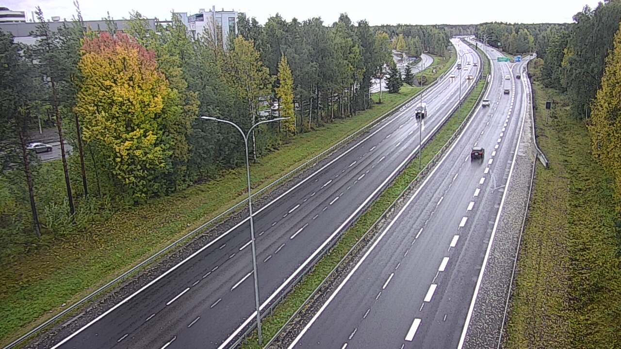 Weather Camera Image Road 4 Oulu, Kontinkangas, Oulu, Pohjois-Pohjanmaa