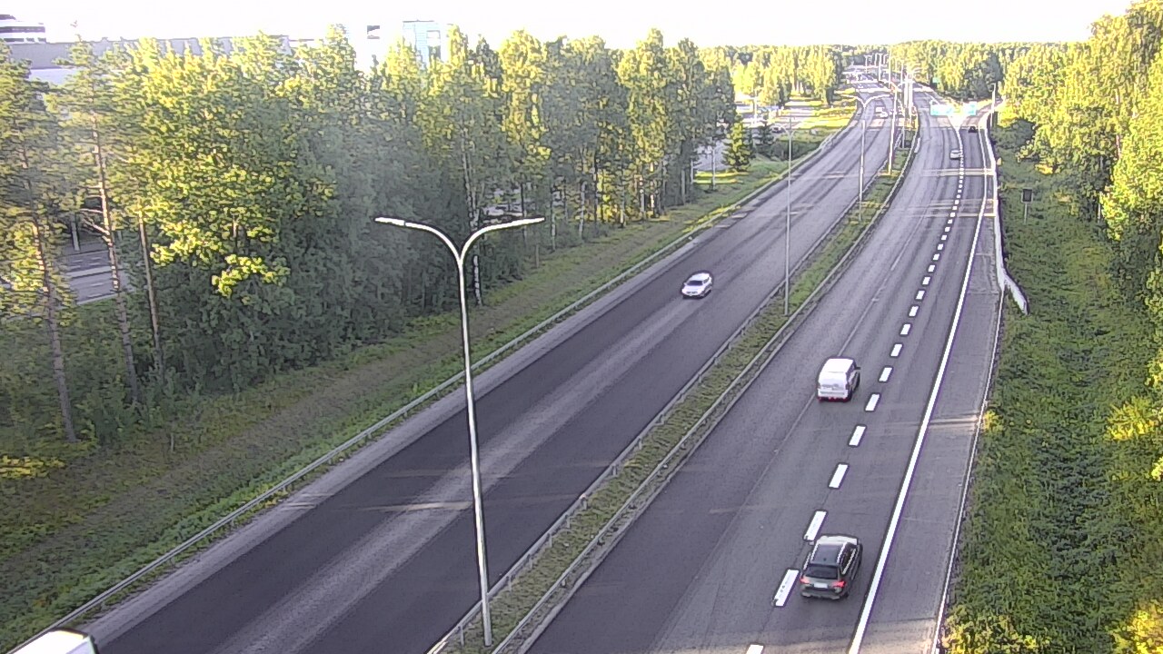 Weather Camera Image Road 4 Oulu, Kontinkangas, Oulu, Pohjois-Pohjanmaa