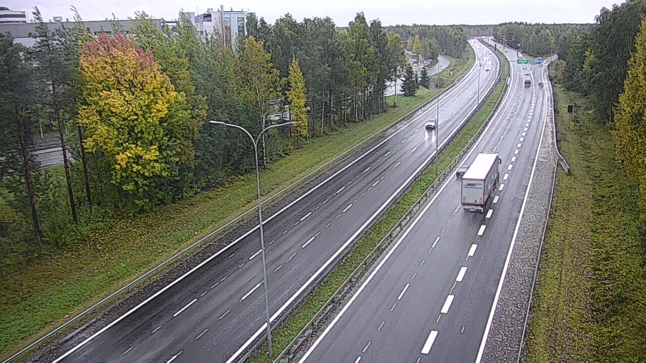 Weather Camera Image Road 4 Oulu, Kontinkangas, Oulu, Pohjois-Pohjanmaa