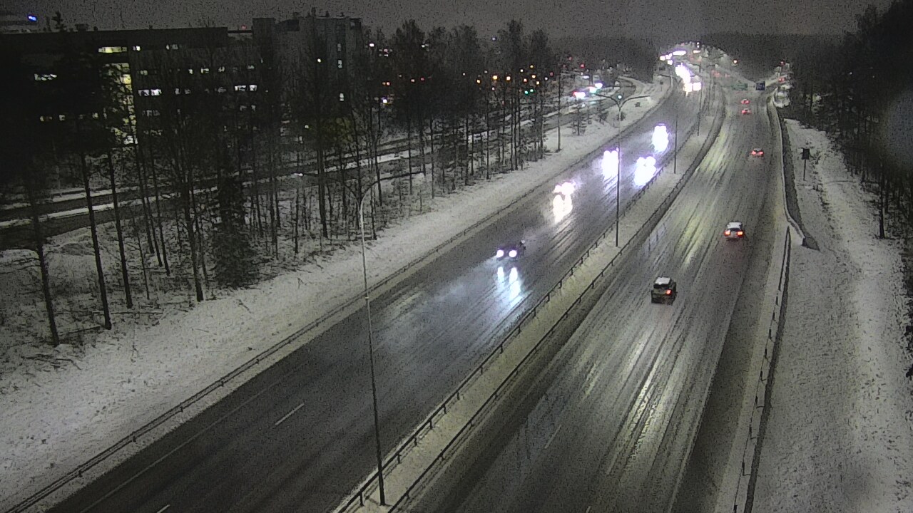 Weather Camera Image Road 4 Oulu, Kontinkangas, Oulu, Pohjois-Pohjanmaa