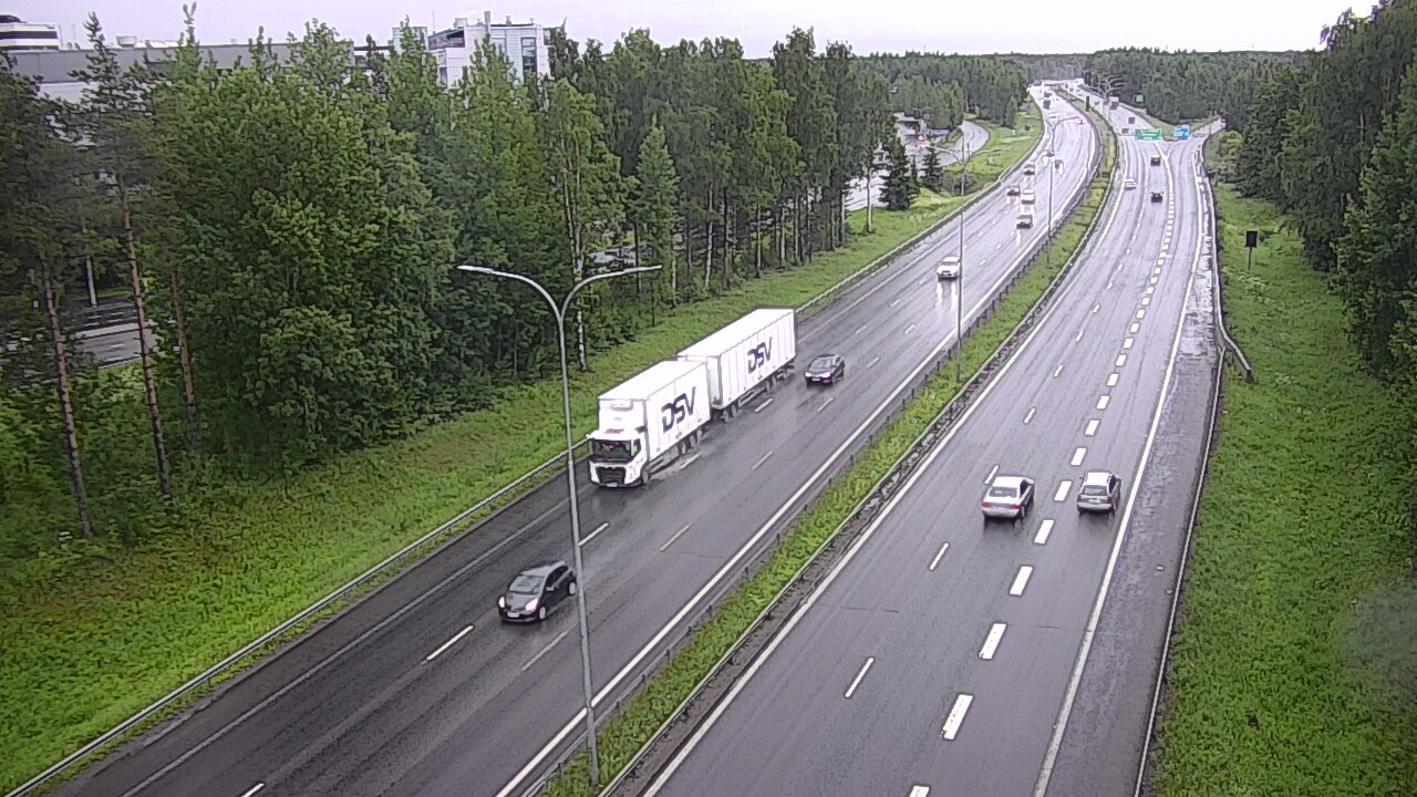 Weather Camera Image Väg 4 Uleåborg, Kontinkangas, Oulu, Pohjois-Pohjanmaa