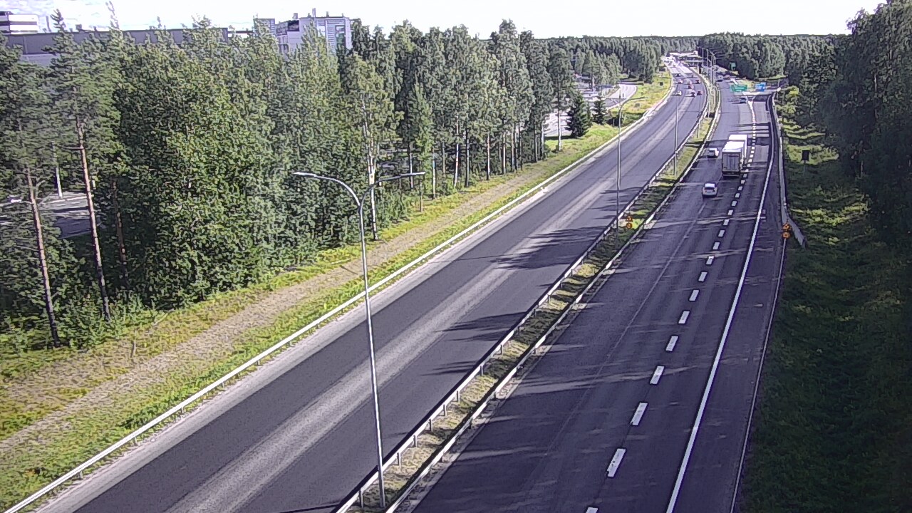 Kelikamerat Kuva Tie 4 Oulu, Kontinkangas, Oulu, Pohjois-Pohjanmaa