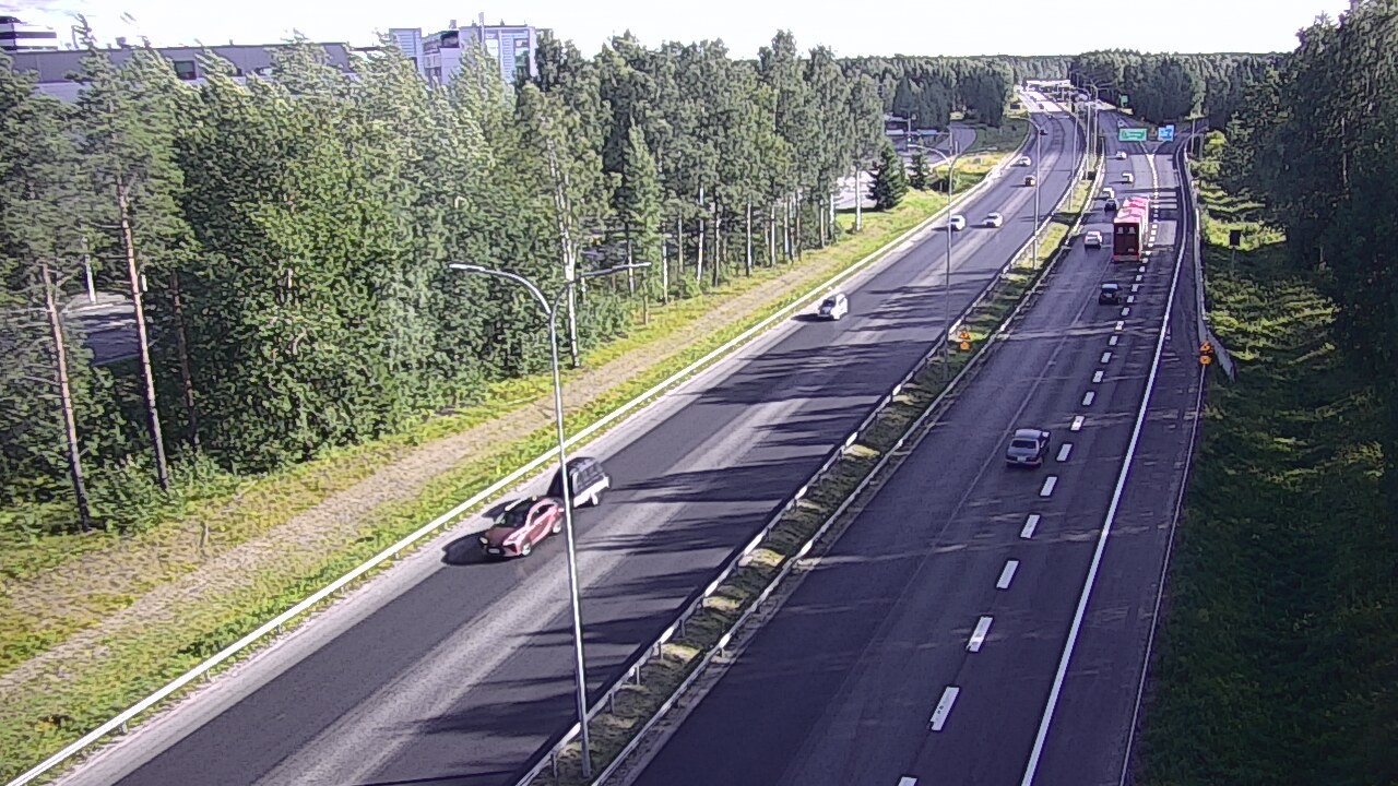 Kelikamerat Kuva Tie 4 Oulu, Kontinkangas, Oulu, Pohjois-Pohjanmaa