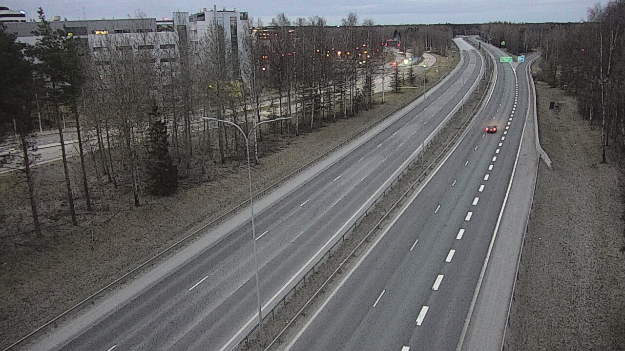 Weather Camera Image Road 4 Oulu, Kontinkangas, Oulu, Pohjois-Pohjanmaa