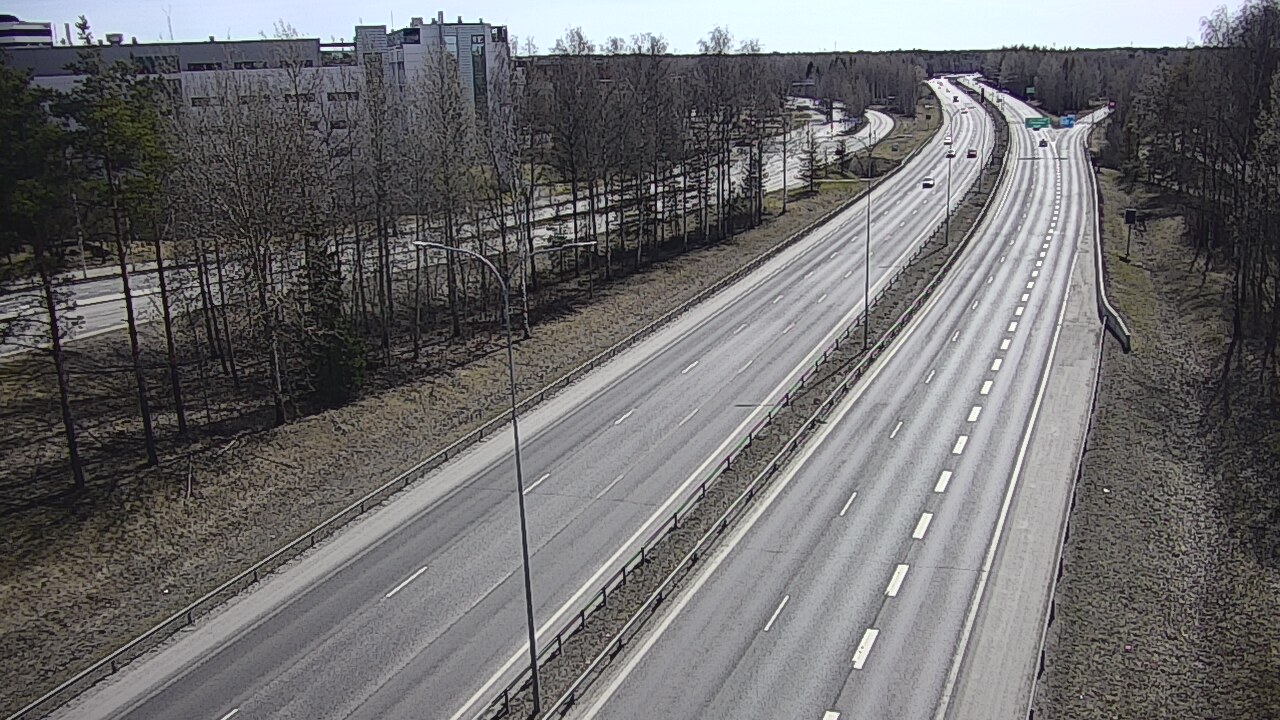 Weather Camera Image Väg 4 Uleåborg, Kontinkangas, Oulu, Pohjois-Pohjanmaa