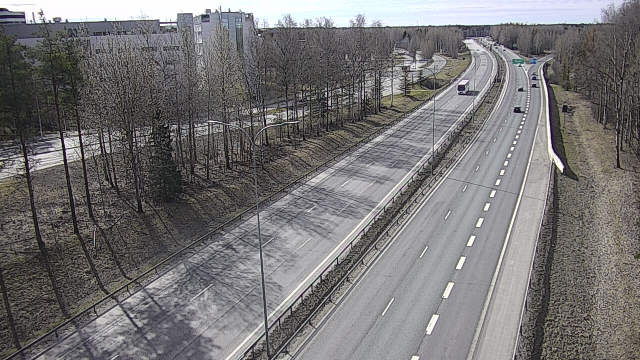 Weather Camera Image Road 4 Oulu, Kontinkangas, Oulu, Pohjois-Pohjanmaa