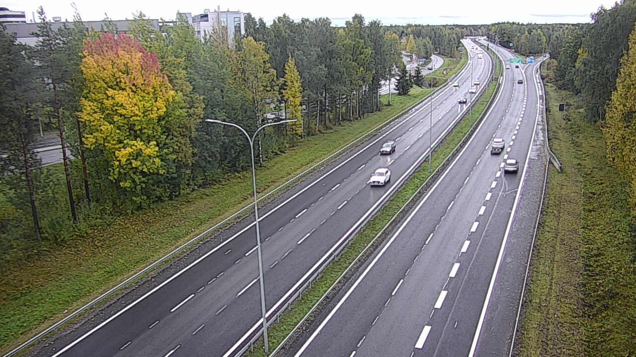 Weather Camera Image Road 4 Oulu, Kontinkangas, Oulu, Pohjois-Pohjanmaa