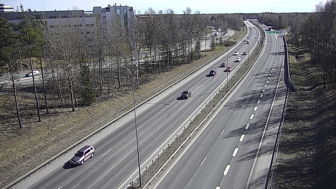 Weather Camera Image Väg 4 Uleåborg, Kontinkangas, Oulu, Pohjois-Pohjanmaa