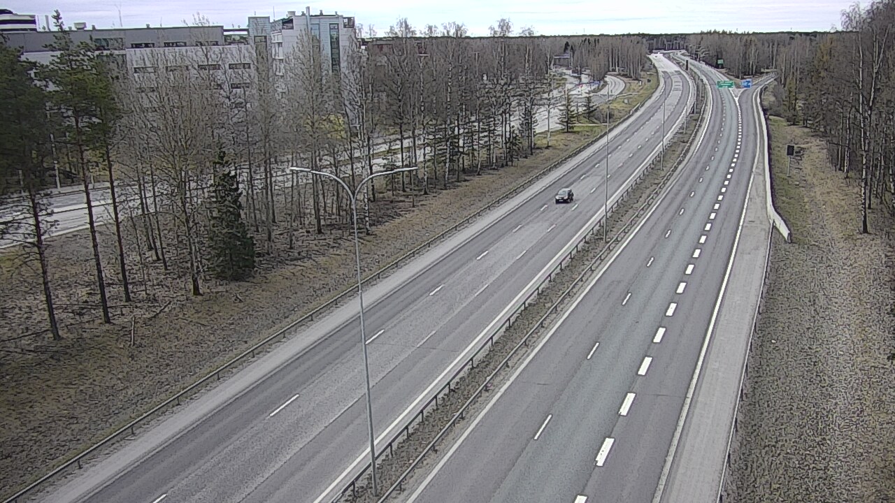 Weather Camera Image Road 4 Oulu, Kontinkangas, Oulu, Pohjois-Pohjanmaa