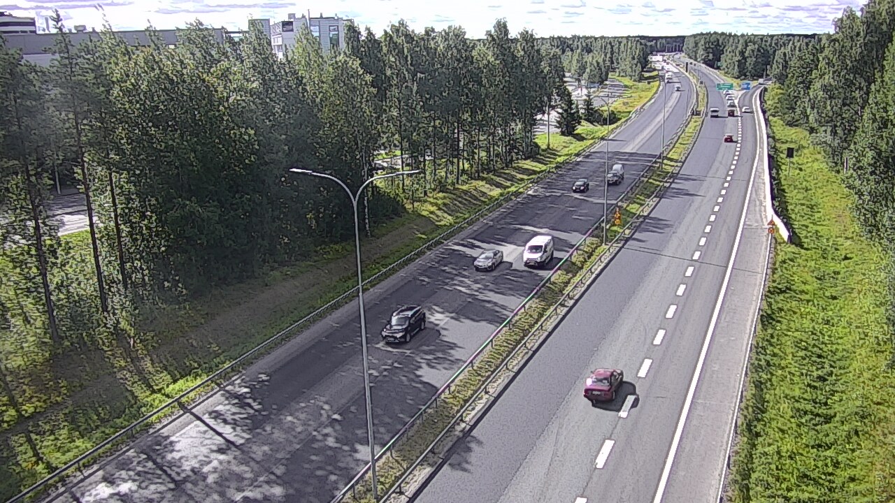 Kelikamerat Kuva Tie 4 Oulu, Kontinkangas, Oulu, Pohjois-Pohjanmaa