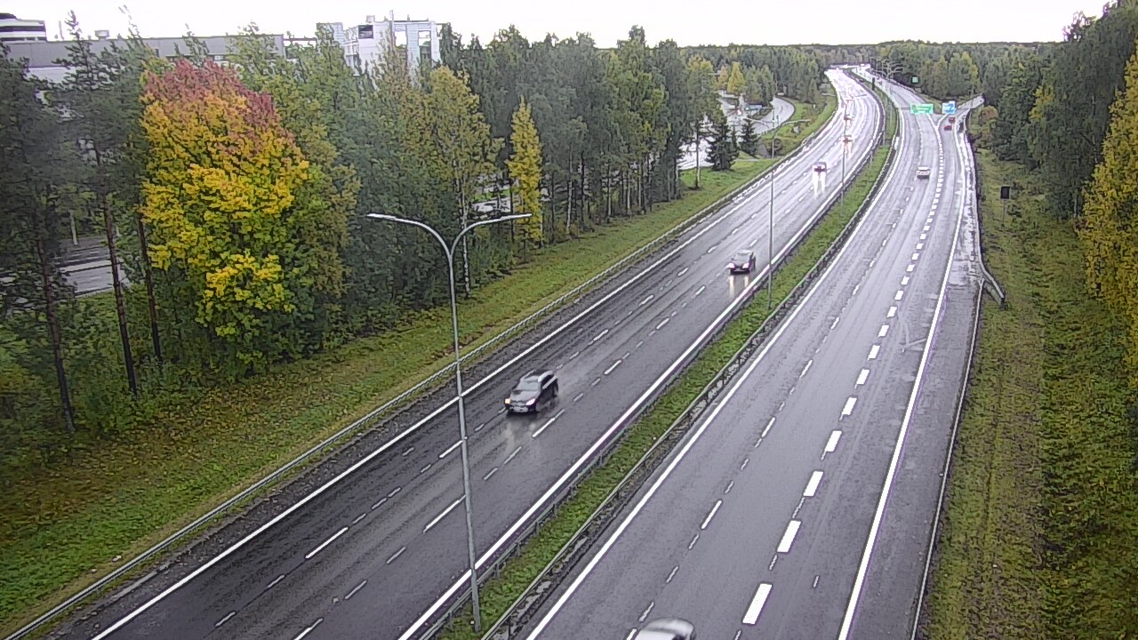 Weather Camera Image Road 4 Oulu, Kontinkangas, Oulu, Pohjois-Pohjanmaa