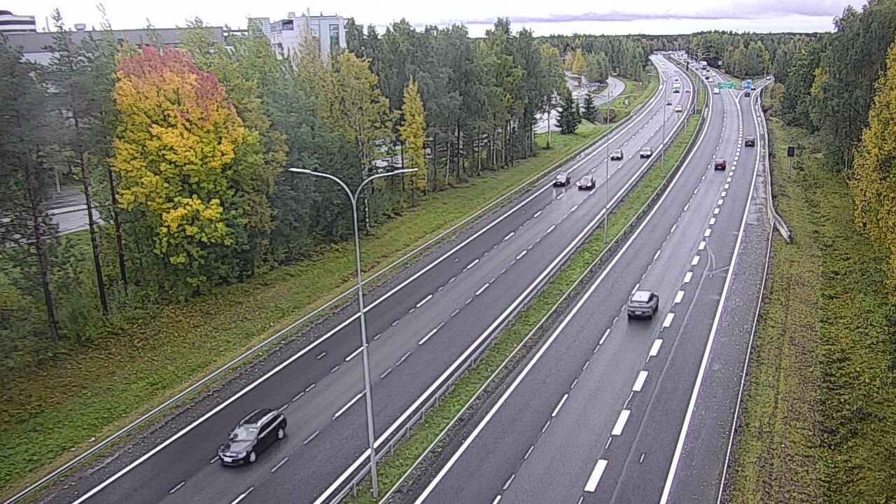 Weather Camera Image Road 4 Oulu, Kontinkangas, Oulu, Pohjois-Pohjanmaa