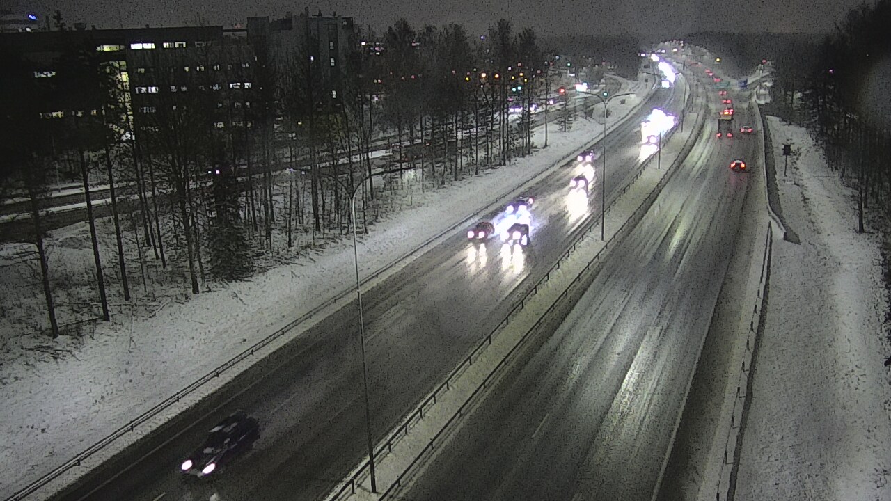 Weather Camera Image Road 4 Oulu, Kontinkangas, Oulu, Pohjois-Pohjanmaa