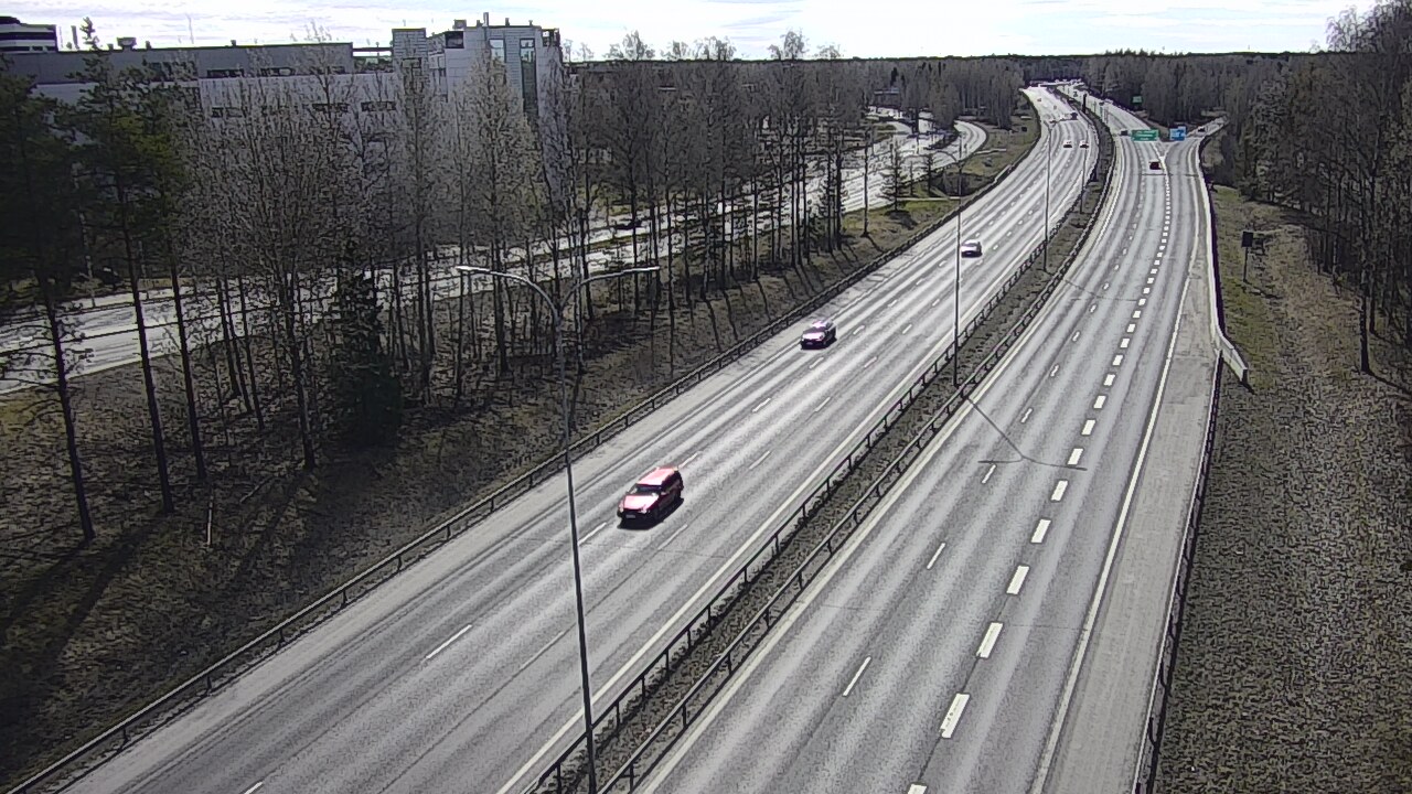 Weather Camera Image Road 4 Oulu, Kontinkangas, Oulu, Pohjois-Pohjanmaa