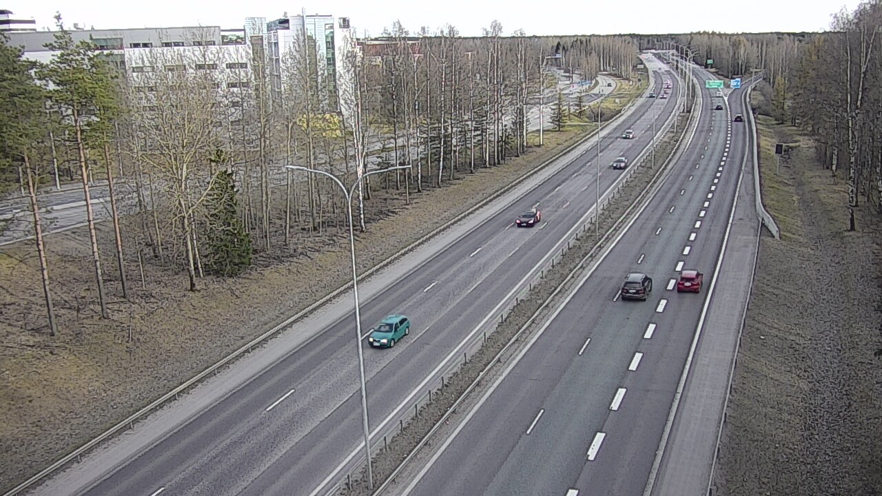 Weather Camera Image Väg 4 Uleåborg, Kontinkangas, Oulu, Pohjois-Pohjanmaa