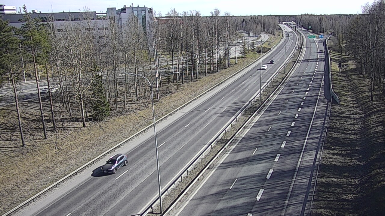 Weather Camera Image Väg 4 Uleåborg, Kontinkangas, Oulu, Pohjois-Pohjanmaa