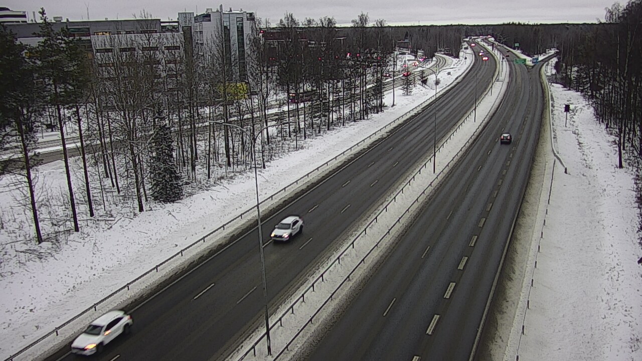 Weather Camera Image Road 4 Oulu, Kontinkangas, Oulu, Pohjois-Pohjanmaa